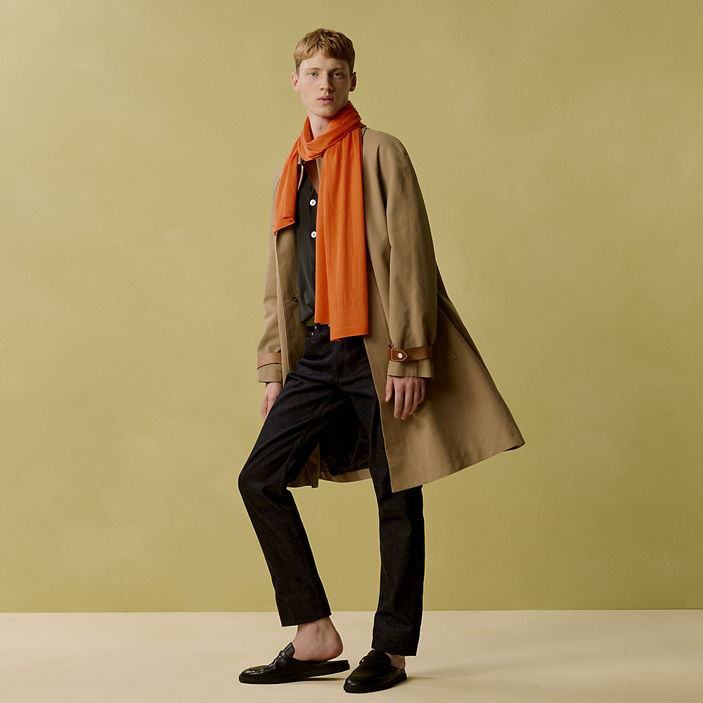 エルメス ドレーバックル マフラー マフラー 2022年 秋冬 新作 HERMES エルメス マフラー ドレ バックル ブルー